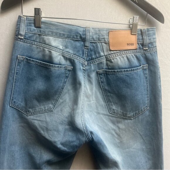 Hugo boss slim straight leg denim jeans Sz 32 - Picture 6 of 11